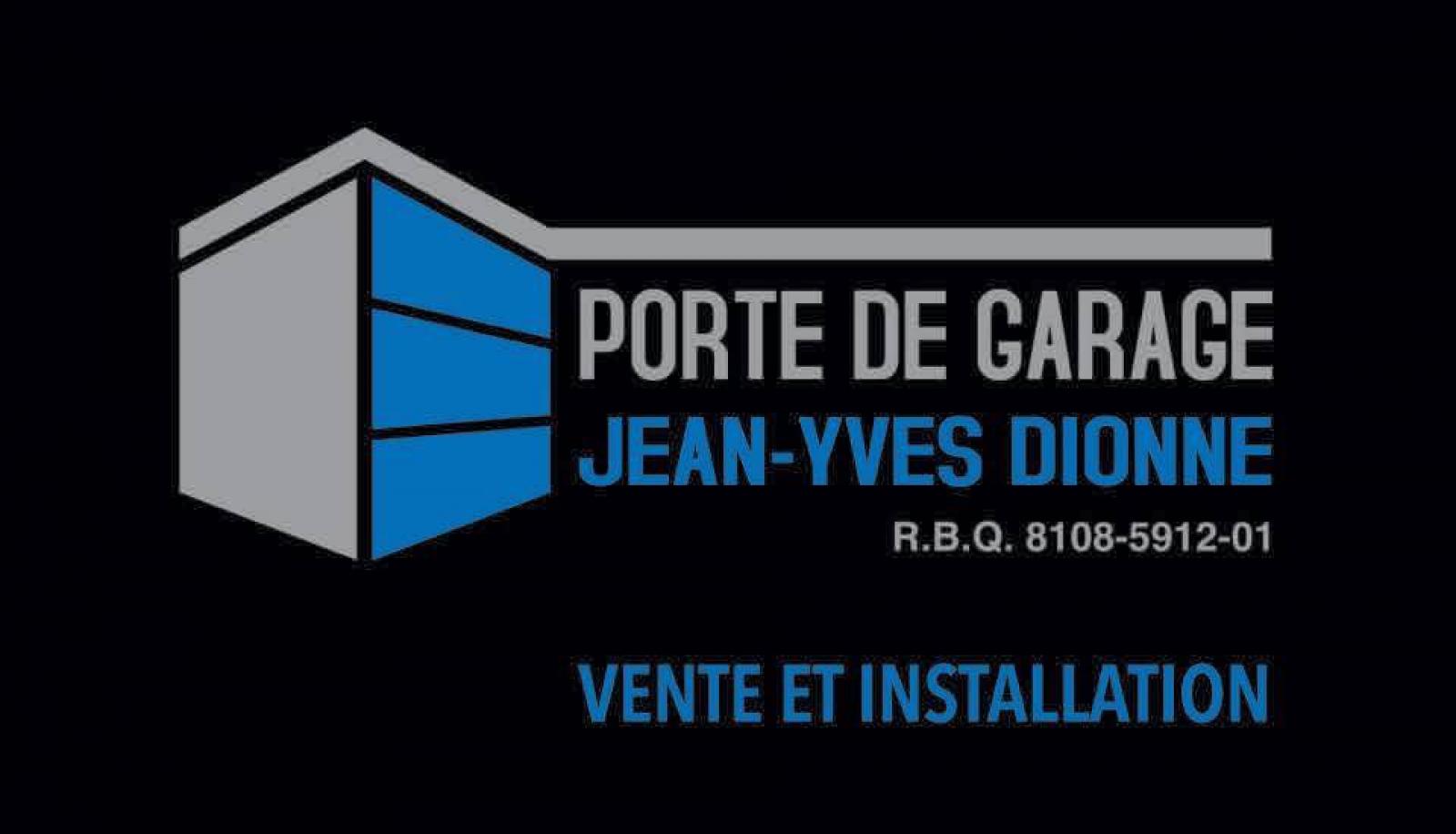 Porte de Garage Jean-Yves Dionne Logo